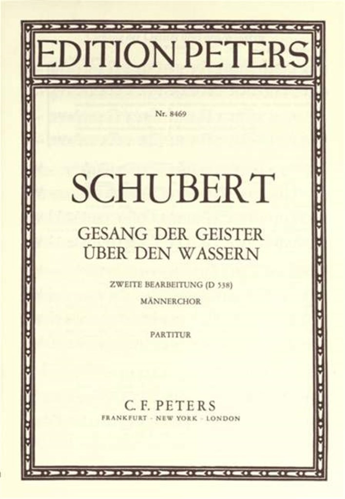 Gesang der Geister über den Wassern