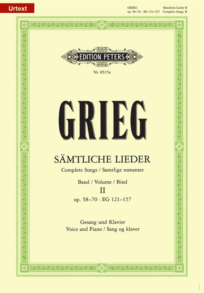 Samtliche Lieder 2 (Op.58-70)