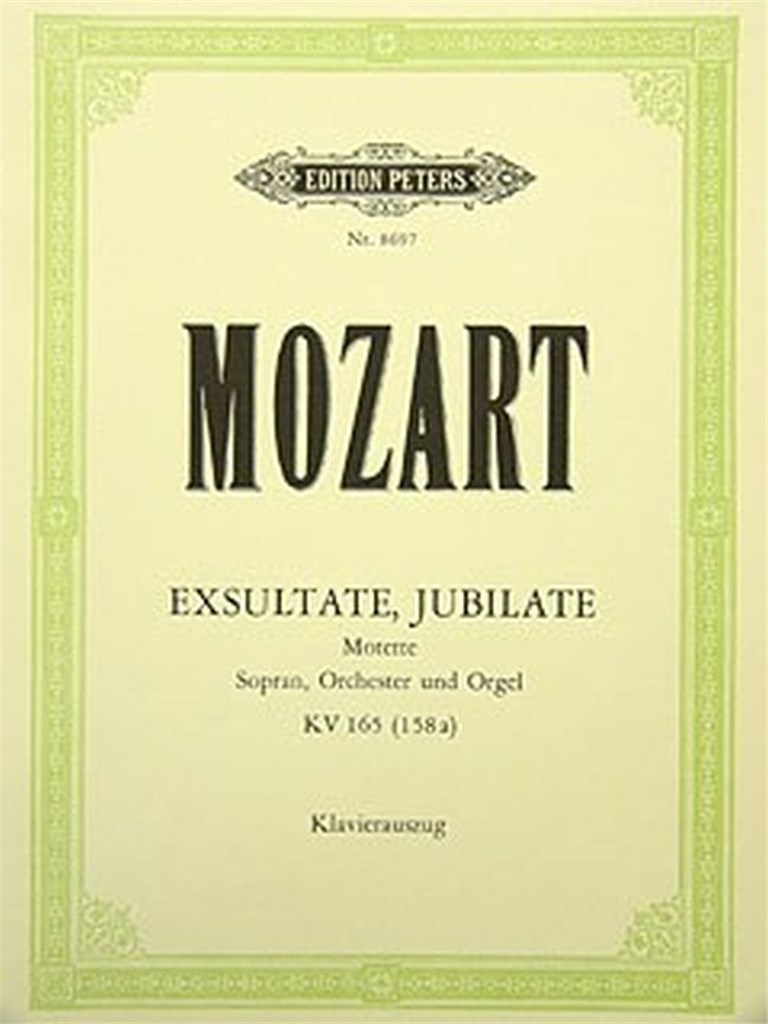 Exsultate, jubilate KV 165 (158a)