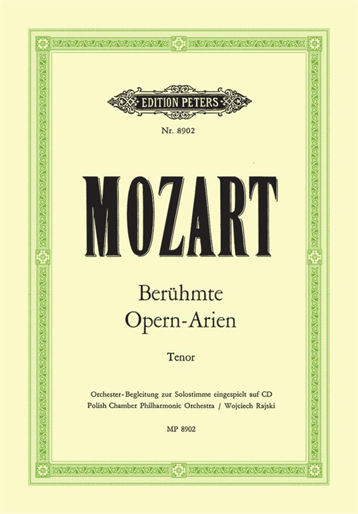Famous Opera Arias for Tenor