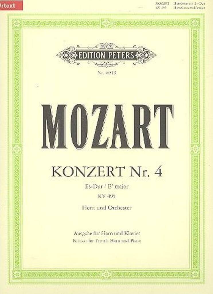 Konzert für Horn und Orchester Es-Dur KV 495 (1786