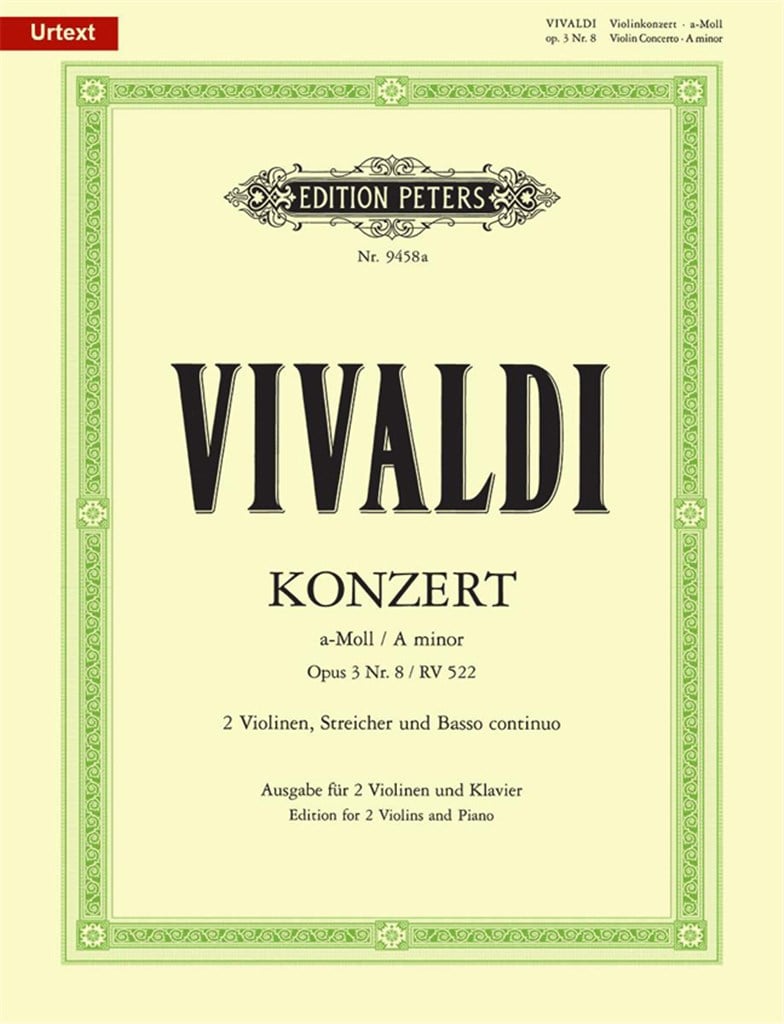 Concert 08 a-minor Opus 3 RV522