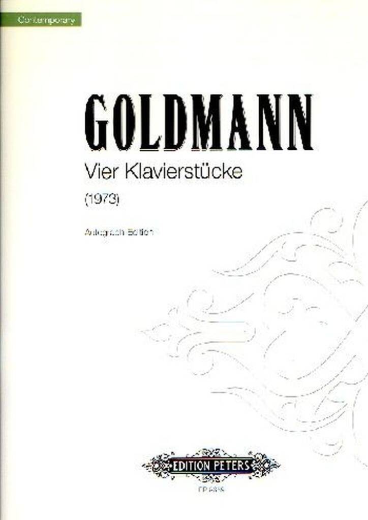 4 Stücke für Klavier