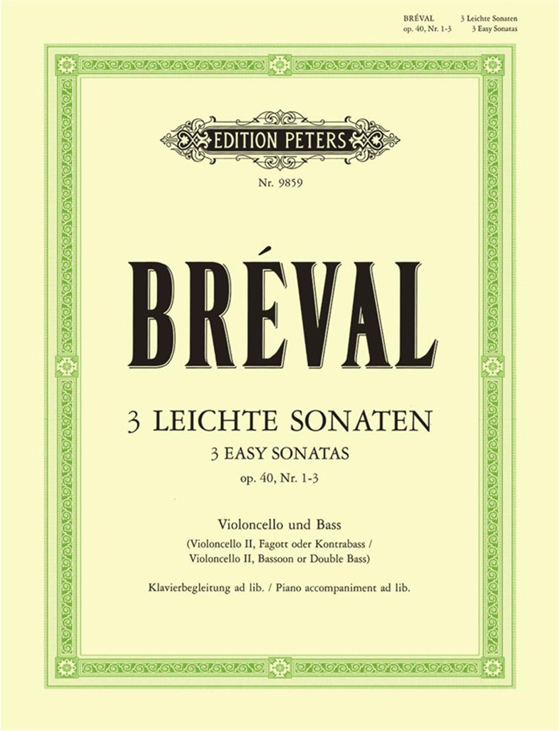 Leichte Sonaten(3) Op.40