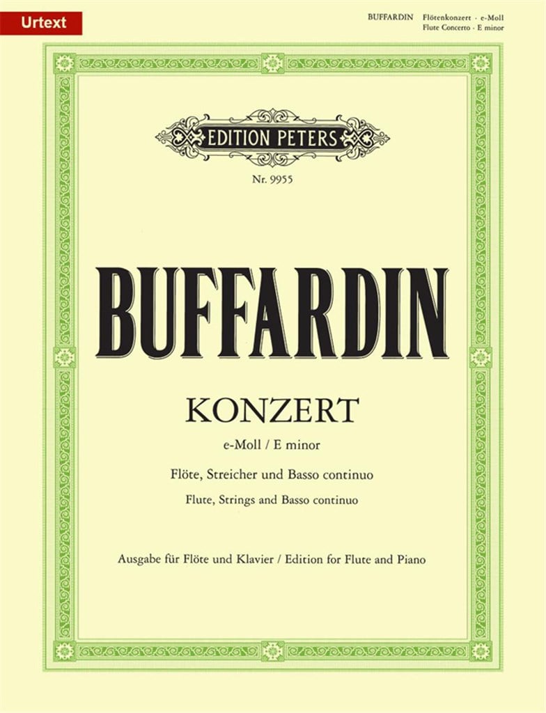 Konzert für Flöte, Streicher und BC e-Moll