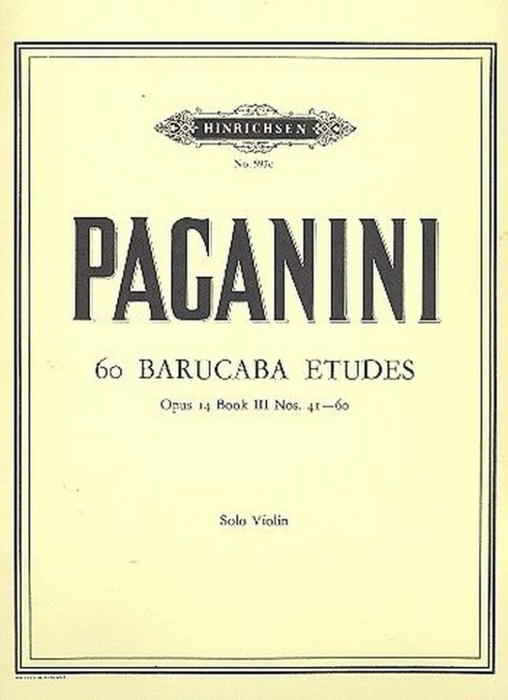 60 Barucaba Studies Op.14 Vol.3