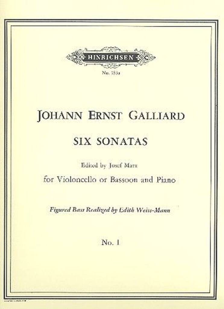 Sonata No.1 in A min