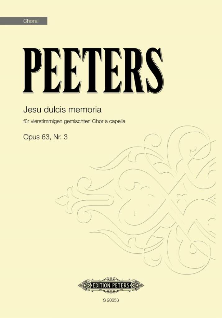 Jesu dulcis memoria Op.63 No.3
