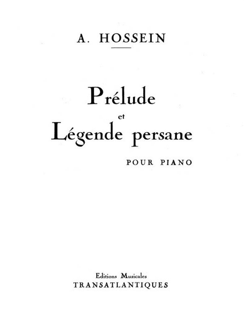 Prélude Et Légende Persanne