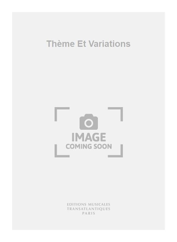 Thème Et Variations