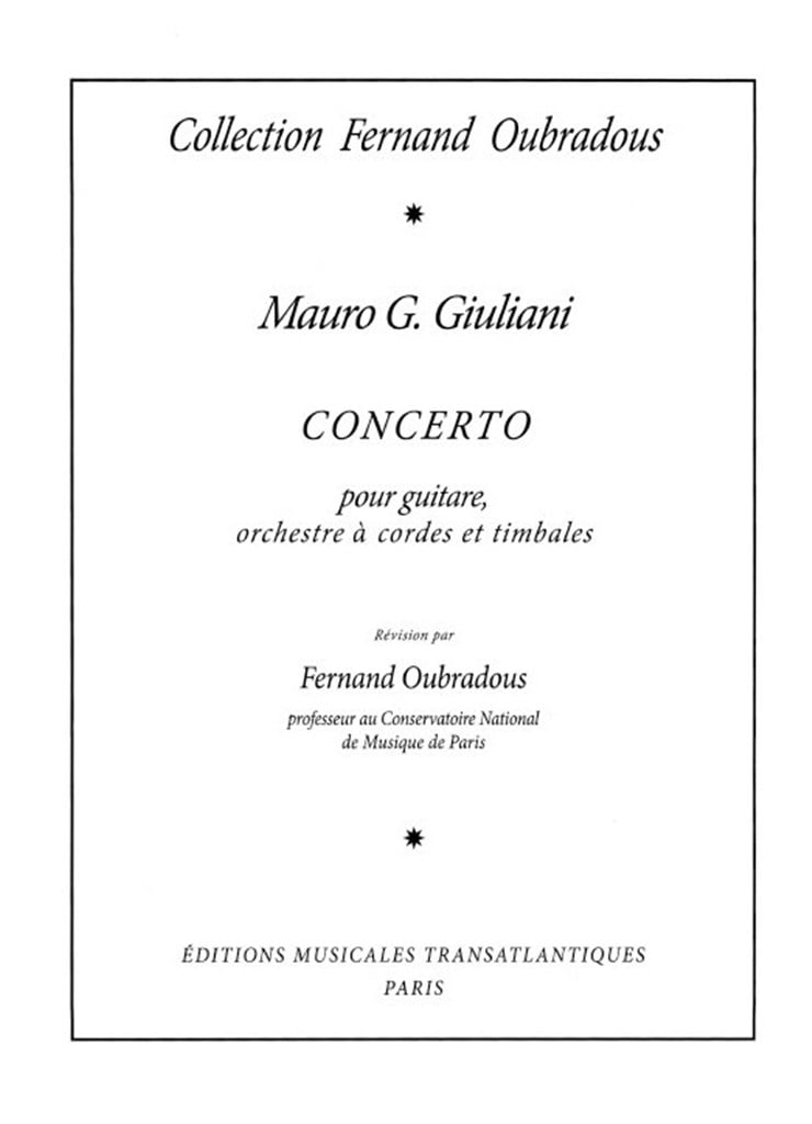 Concerto En La Majeur Op. 30