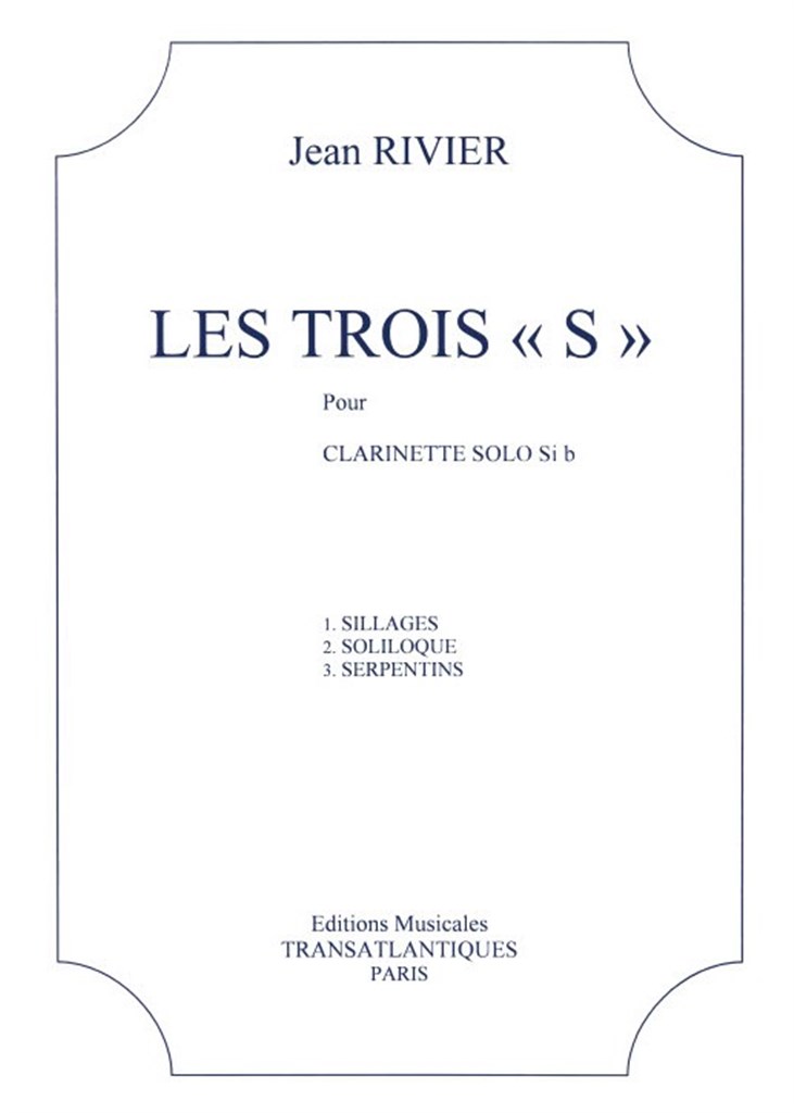 Les 3 S : Sillages, Soliloque, Serpent