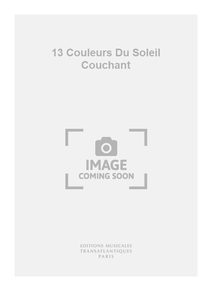 13 Couleurs Du Soleil Couchant