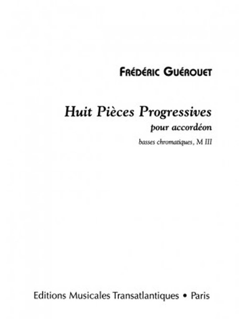 8 Pièces Progressives