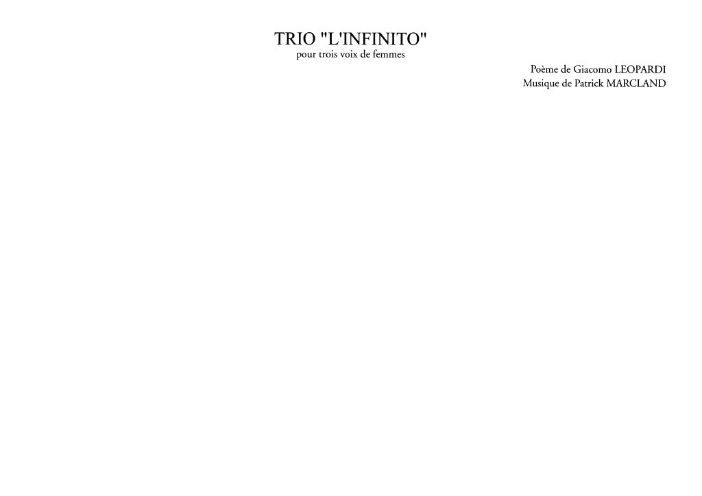 Trio L'Infinito