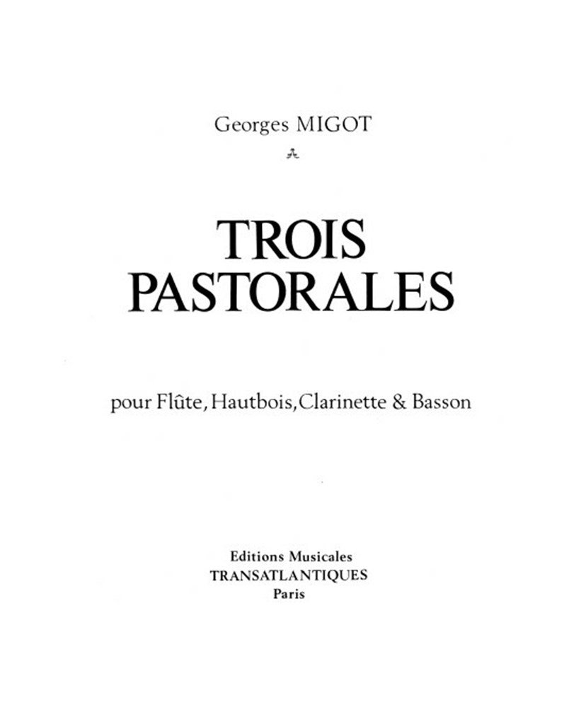 3 Pastorales