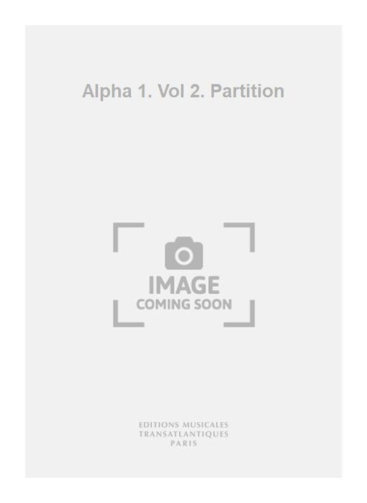 Alpha 1. Vol 2. Partition