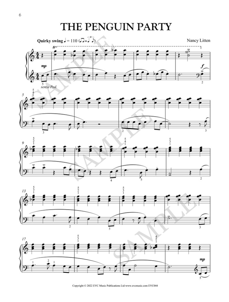 Piano Postcards