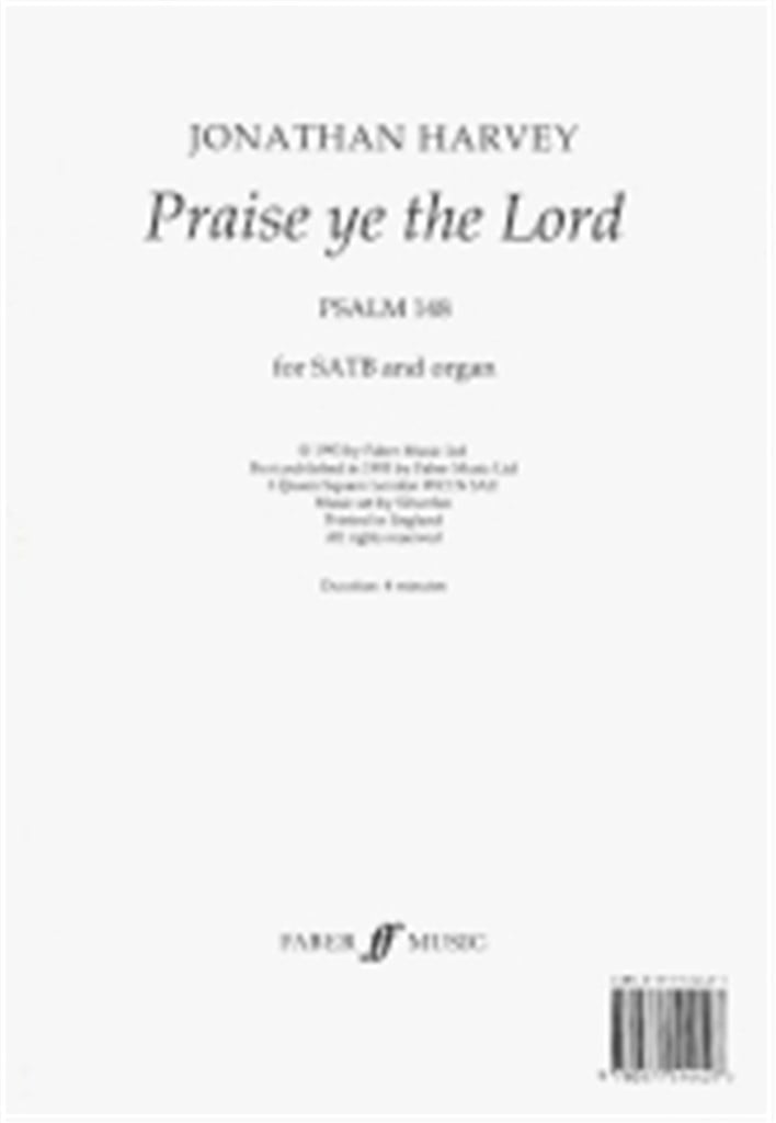 Praise Ye the Lord.