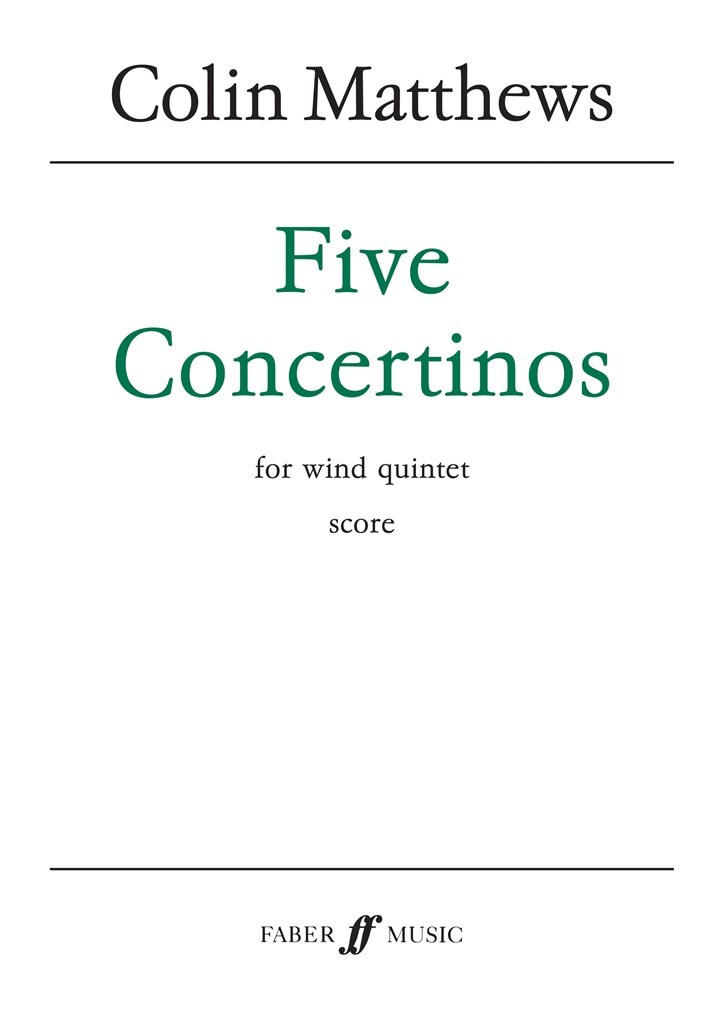 Five Concertinos. Wind quintet