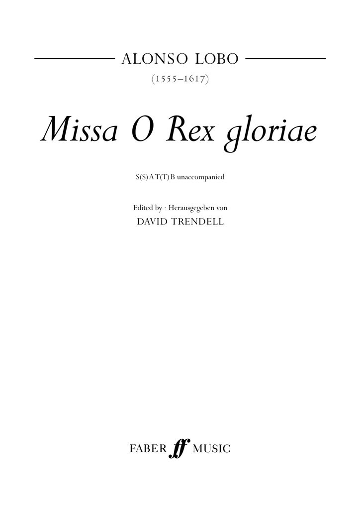 Mi O Rex gloriae.