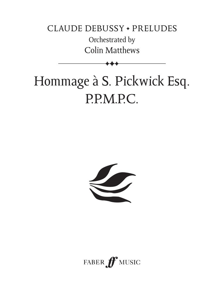 Hommage a S. Pickwick Esq. (Prelude 6)