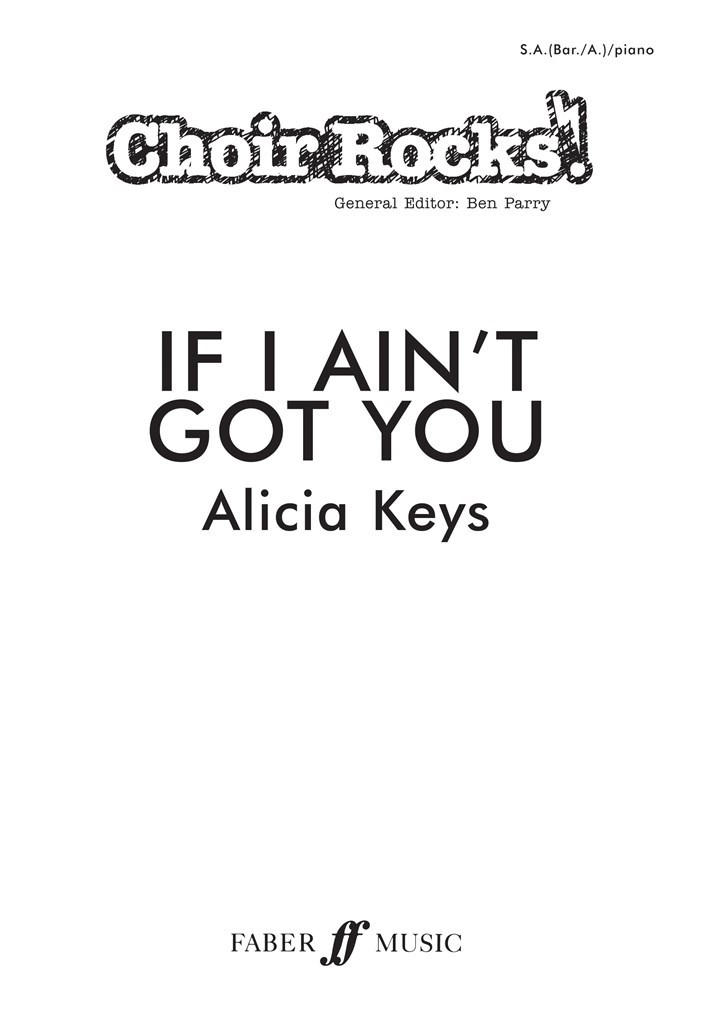 If I Ain't Got You.