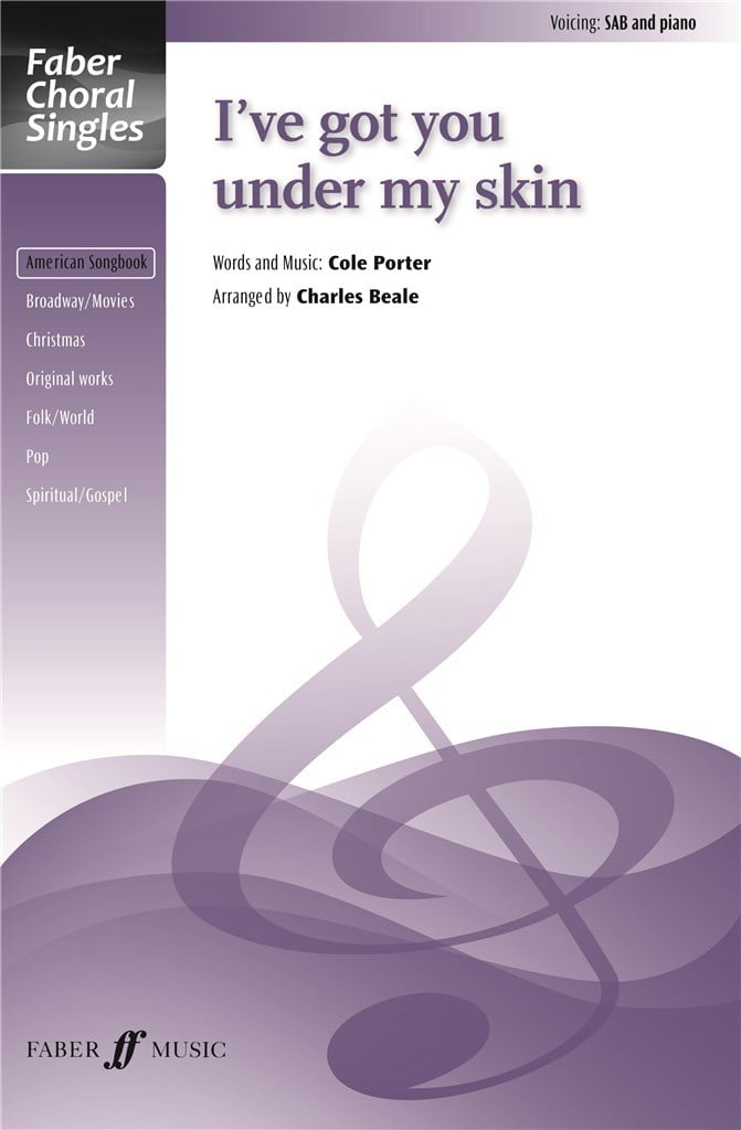 I've got you under my skin.