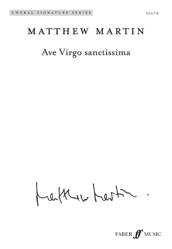 Ave Virgo sanctissima