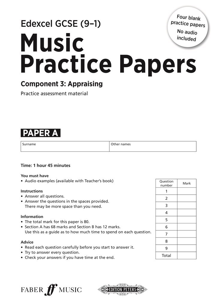 Edexcel GCSE Practice Papers