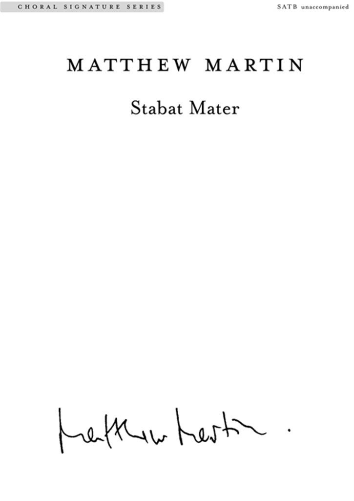 Stabat Mater.