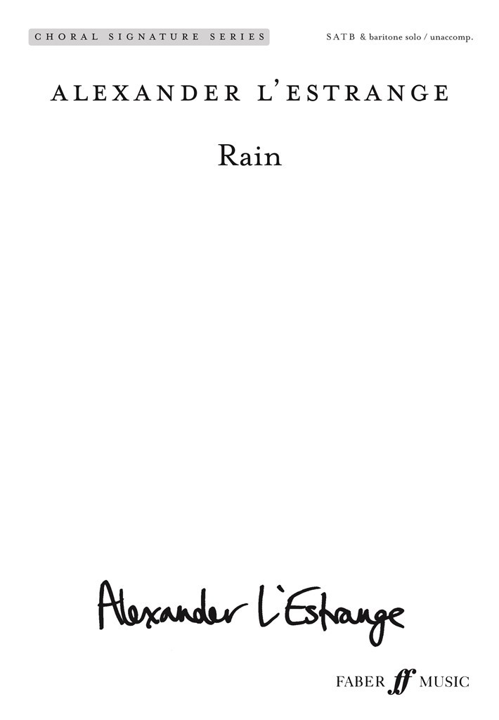 Rain.