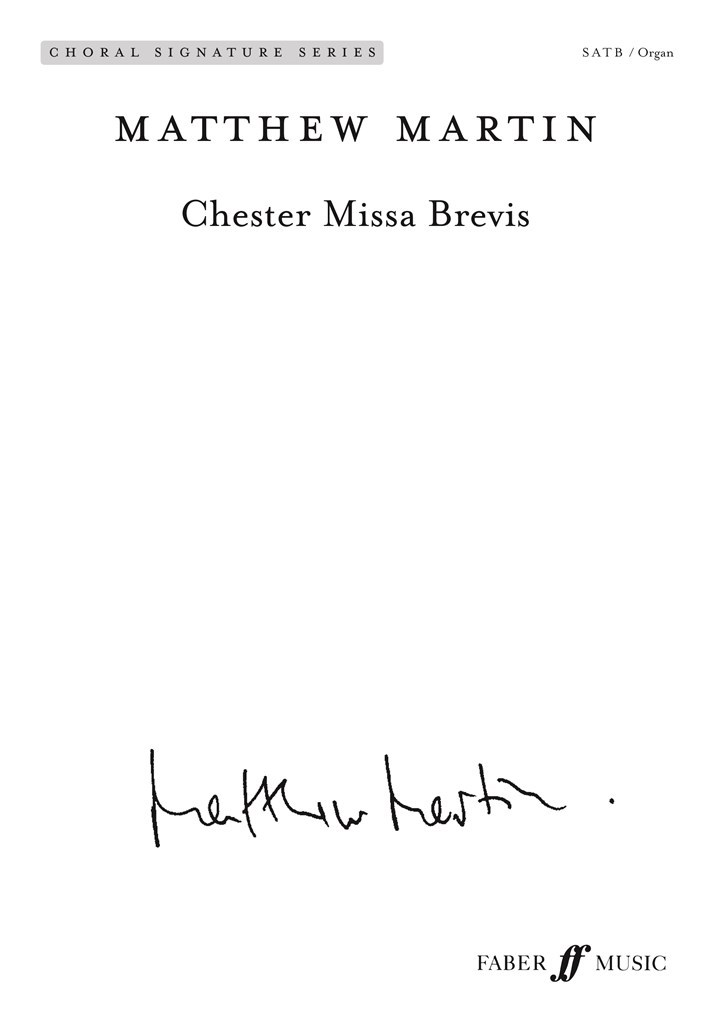 Chester Missa Brevis. SATB