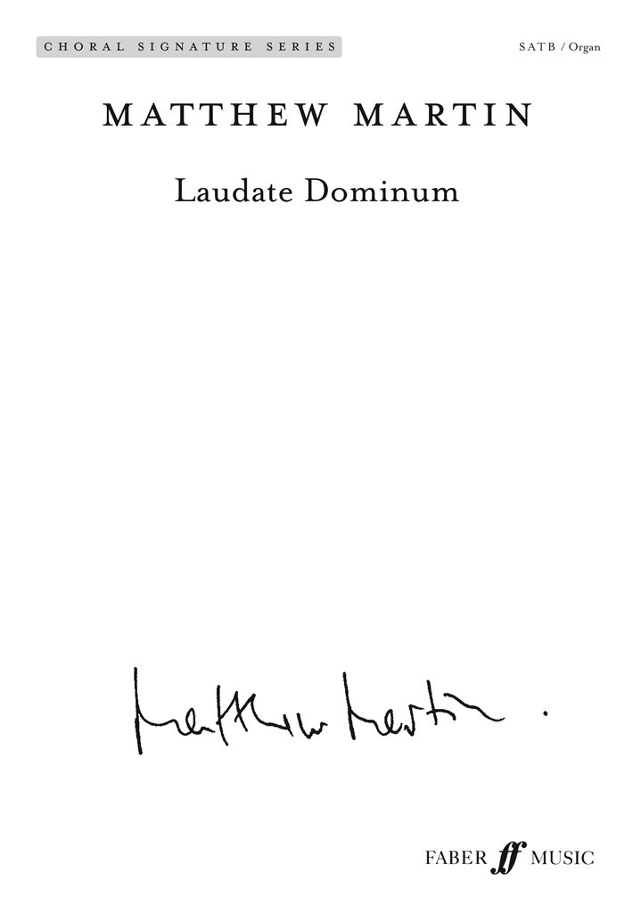 Laudate Dominum. SATB