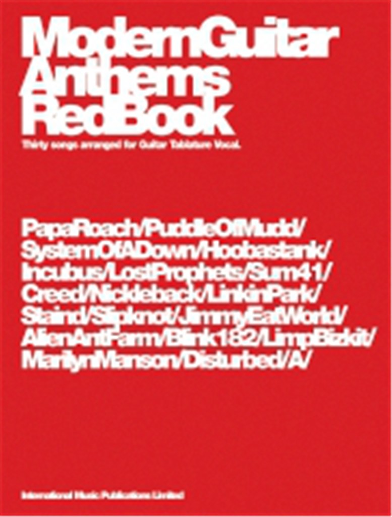Modern Guitar Anthems Red Book
