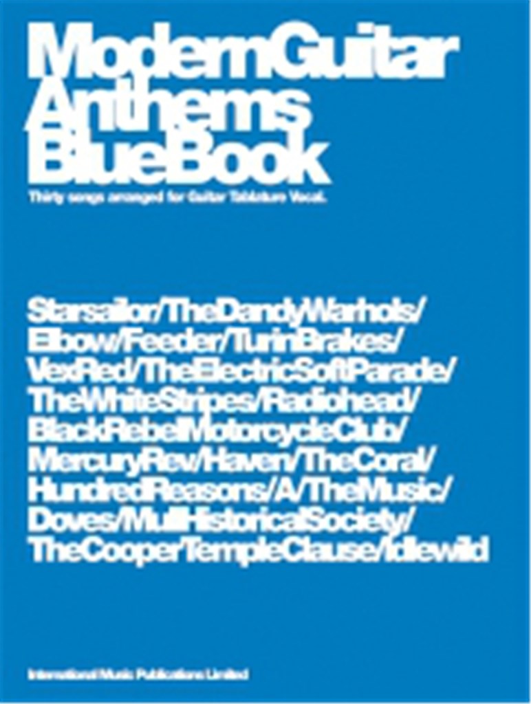 Modern Guitar Anthems Blue Book