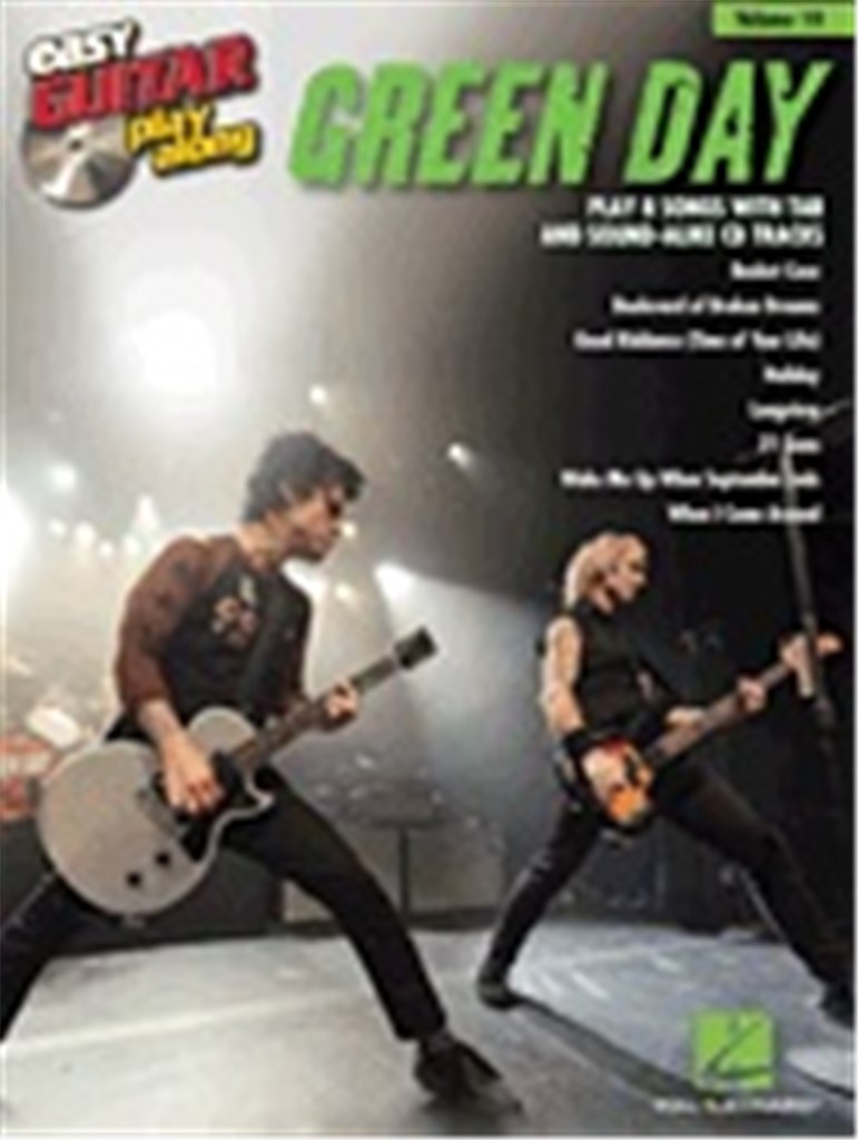 Green Day Easy Guitar Play-Along Vol.10