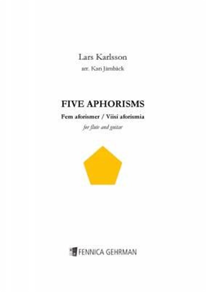Five Aphorisms For Flute and Guitar