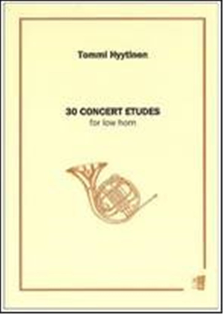 30 Concert Etudes for low horn