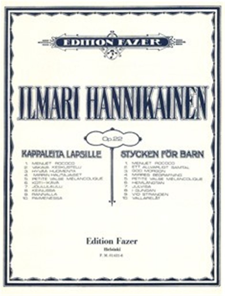 Klavierstücke für Kinder op. 22
