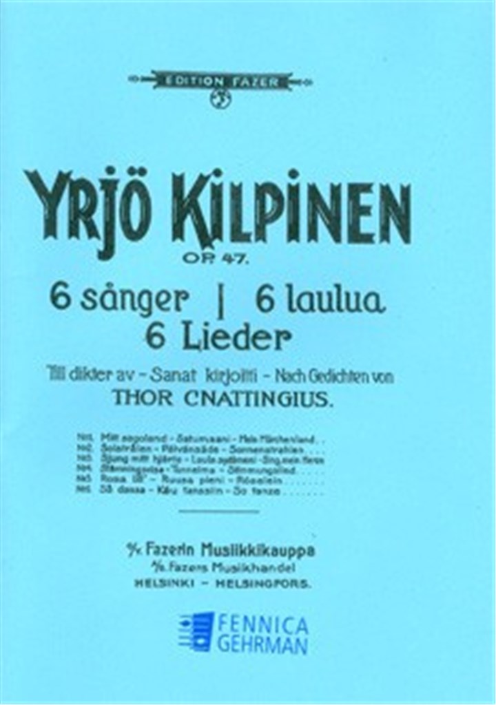 6 Sånger op. 47