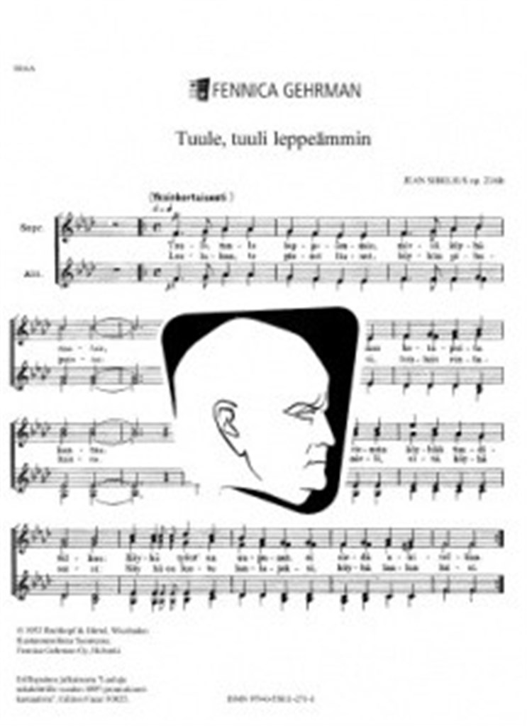 Tuule, tuuli leppeämmin op. 23/6b