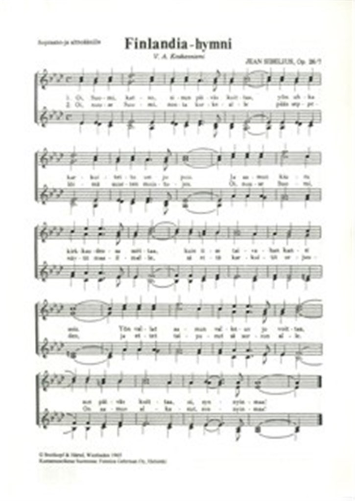 Finlandia Hymn op. 26/7