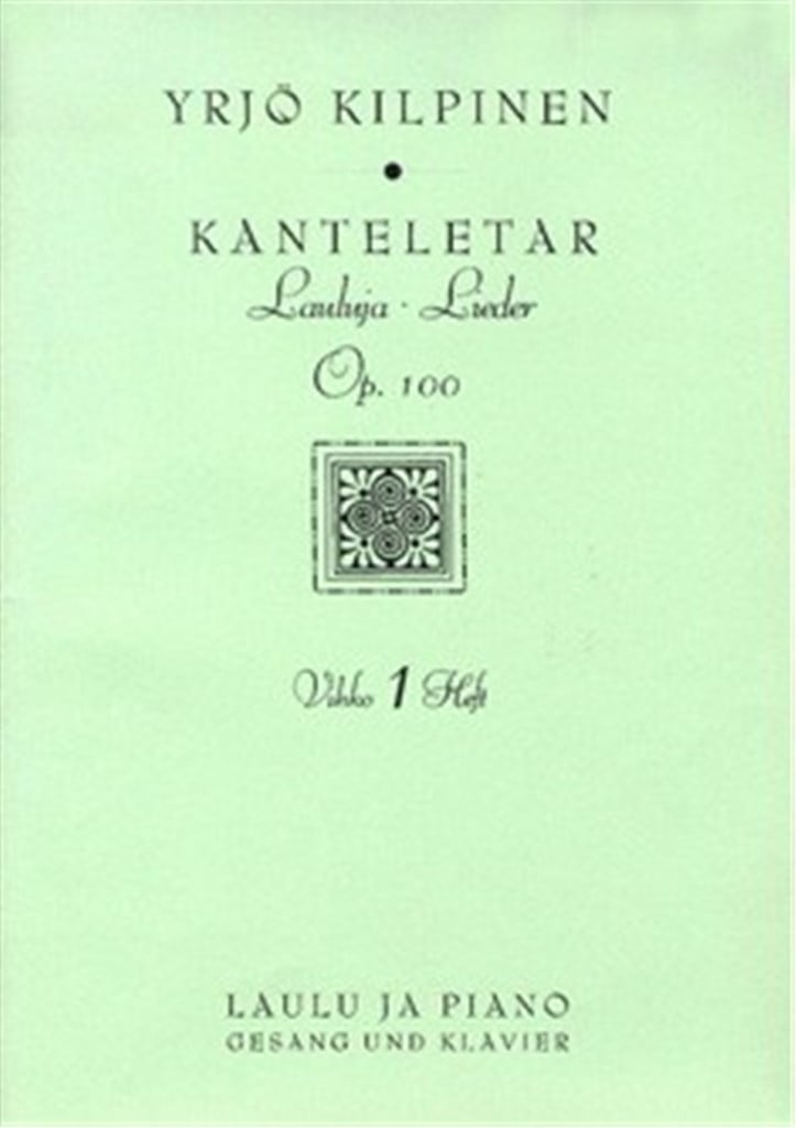 Kanteletar-Lieder op. 100 Heft 1