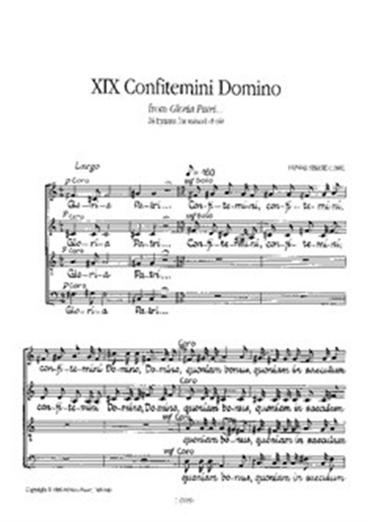 Gloria patri Nr.19