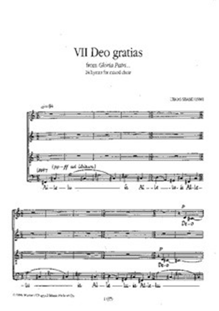 Gloria patri Nr. 7 op. 17