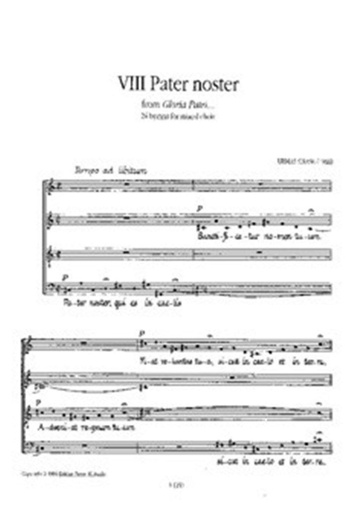 Gloria patri op. 17