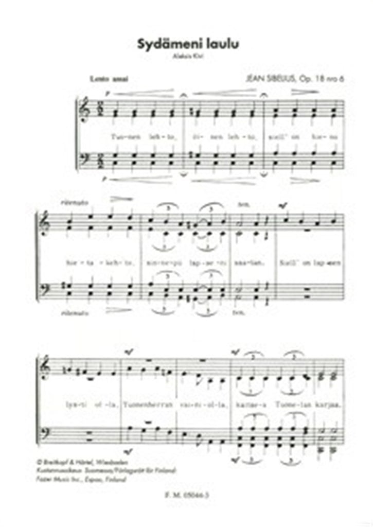 Sechs Lieder op. 18