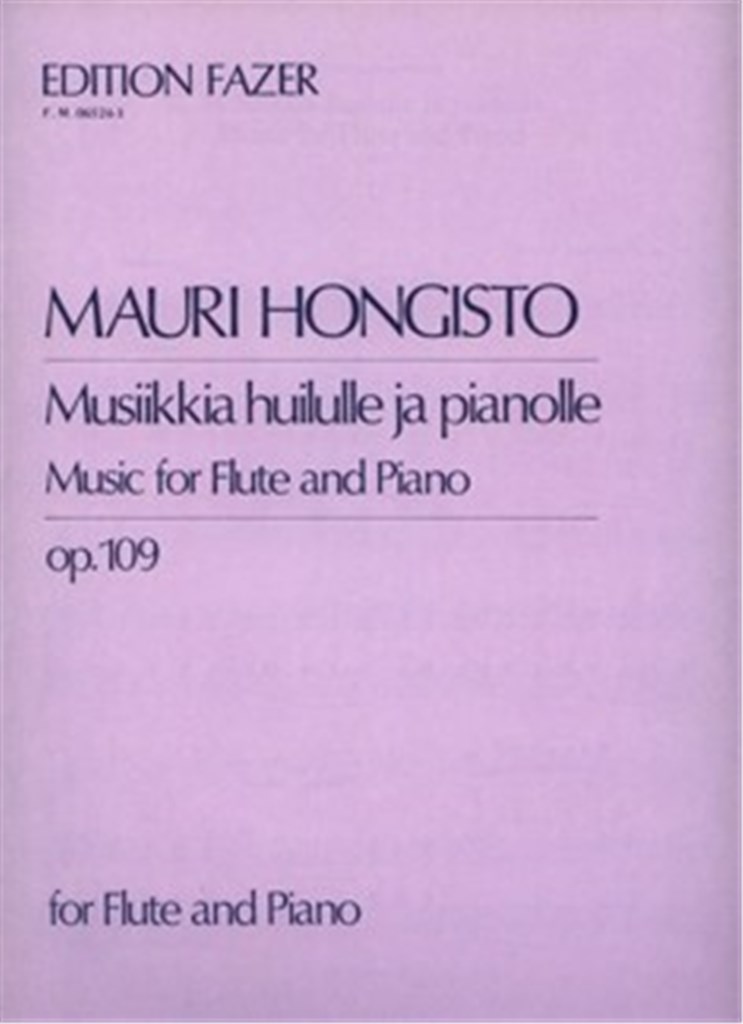 Musiikkia huilulle ja pianolle op. 109