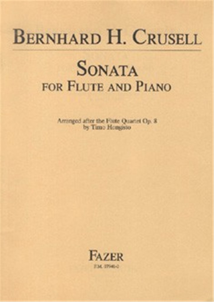 Sonata For Flute And Piano